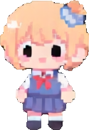 Chibi School Character A - 125x183 pixel art sprite