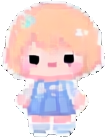 Efeito escolar chibi A — sprite pixel art 105×137