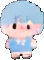 ちび学校のタイル D — 44×60 ピクセルアートスプライト