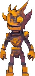Personaje Mecánico C — sprite pixel art 116×249
