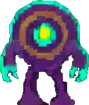 Ennemi Mécanique C — sprite pixel art 126×149
