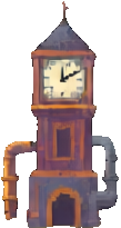 Clockwork Building B - 109x205 pixel art sprite