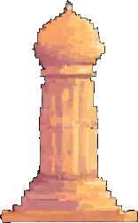 Colosseum Tile C - 256x384 pixel art sprite