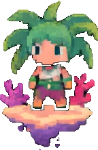 Coral Reef Character A - 144x219 pixel art sprite