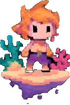 Coral Reef Character B - 140x209 pixel art sprite