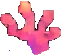 Efecto de Coral Reef C — sprite pixel art 61×56