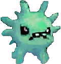 Coral Reef Enemy B — 120×126 pixel art sprite