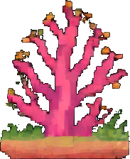 Coral Reef Tile C - 256x384 pixel art sprite
