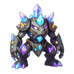 Crystal Golem (HD-2D) - 256x256 pixel art sprite