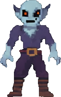Personnage C de la Forêt Sombre — sprite pixel art 127×201