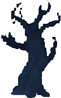 Entorno A del Bosque Oscuro — sprite pixel art 125×202