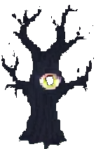 Dark Forest Building B - 137x212 pixel art sprite