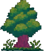 Dark Forest Tile A - 256x384 pixel art sprite