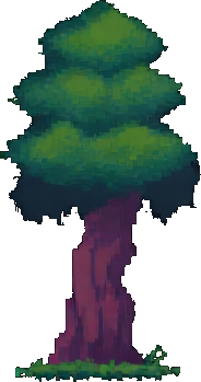 Dark Forest Tile B - 256x384 pixel art sprite