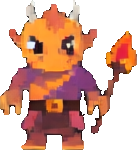 Dragon's Lair Character A — 137×150 pixel art sprite