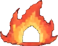 Efecto B de la Guarida del Dragón — sprite pixel art 119×95