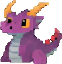 Objeto de la guarida del dragón C — sprite pixel art 126×131
