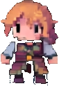 Personaje del Lago Encantado A — sprite pixel art 85×124
