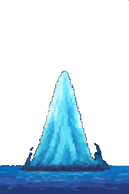 Enchanted Lake Effect B - 256x384 pixel art sprite