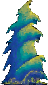 Enchanted Lake Effect C - 256x384 pixel art sprite