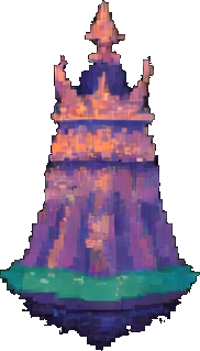 Enchanted Lake Prop B - 256x384 pixel art sprite