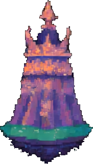 Objet du Lac Enchanté B (Cinématique) — sprite pixel art 256×384