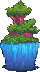 Enchanted Lake Prop C - 256x384 pixel art sprite