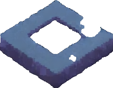 Enchanted Lake Tile A - 221x173 pixel art sprite