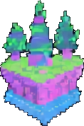 Enchanted Lake Tile C — 256×384 pixel art sprite