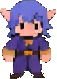 浮遊島キャラクター C — 82×114 ピクセルアートスプライト