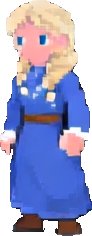 Personnage du Lac gelé A — sprite pixel art 92×236