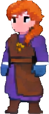 Personagem do Lago Congelado C — sprite pixel art 97×223