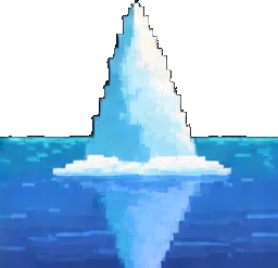冰湖环境C — 256×384 像素游戏素材