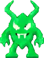Ennemi A de la Forêt Game Boy — sprite pixel art 145×190