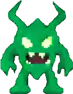 Game Boy Forest Enemy C - 145x187 pixel art sprite