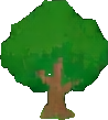 Bâtiment A de la Forêt Game Boy — sprite pixel art 98×109