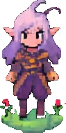 Enchanted Garden Character A - 95x190 pixel art sprite