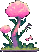 Personnage C du Jardin Enchanté — sprite pixel art 256×384