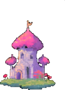 Enchanted Garden Building A - 256x384 pixel art sprite