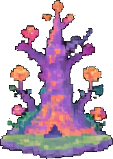 Enchanted Garden Structure C - 256x384 pixel art sprite