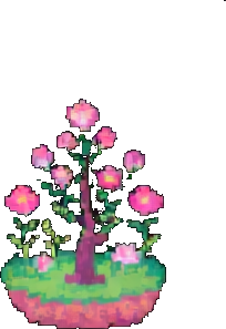 Enchanted Garden Tile A - 256x384 pixel art sprite