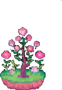 Ladrillo del jardín encantado A — sprite pixel art 256×384