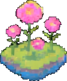 Enchanted Garden Tile B - 256x384 pixel art sprite