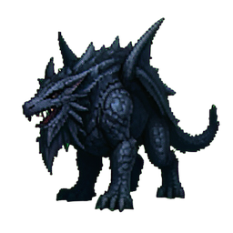 Abyssal-Gryphon — 256×256 Pixel-Art-Sprite
