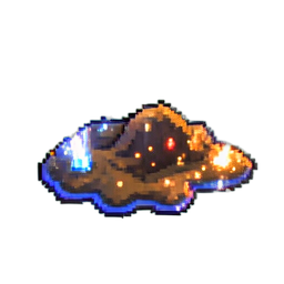 Säurespuckpfütze — 256×256 Pixel-Art-Sprite