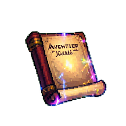 Adventurer Journal — 256×256 pixel art sprite