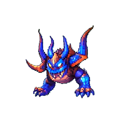 Élément aérien mineur — sprite pixel art 256×256