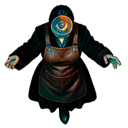 Alchemist Girl (Cinematic) - 256x256 pixel art sprite