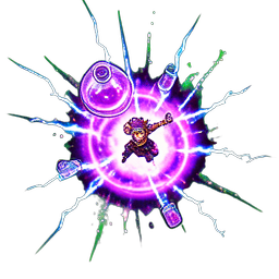 Alchemist Girl (VFX) - 256x256 pixel art sprite