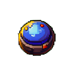 エイリアンの惑星 — 256×256 ピクセルアートスプライト